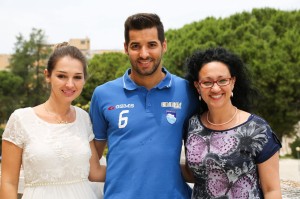 Ricardo e Erica con l'assessore Santavenere